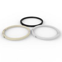 3pcs Acoustic Folk Classic Guitar Binding Purfling Strips ABS Guitar Parts Accessories for Luthier Supplies white