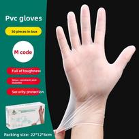 Single-use Protective Gloves for Home Catering Kitchens L blue