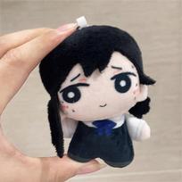 10cm Higashiyama Kobeni Cosplay Mini pliušinė lėlė pakabukas Grandininio pjūklo žmogus minkštas žaislas anime gerbėjams 10cm black