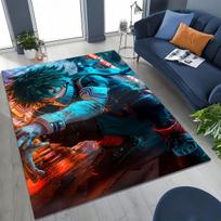 Anime Mano Herojų Akademija Deku Katsuki Animacinis Kilimas Miegamajam Svetainei Sofai Namų Durų Kilimėlis Dekoras, Vaikų Žaidimų Neslystantis Grindų Kilimėlis 40x60cm( 15x23in ) gray