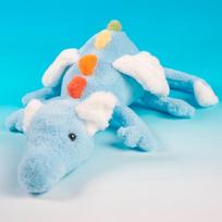60-100CM Adorable Flying Dragon Animals Sky Blue Dolls Super Soft Throw Pillow Cartoon kawaii Birthday Christmas Gifts Decor about  60cm