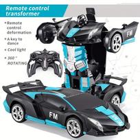 Elektrinis RC automobilis 2 viename transformacija Robotai Sportinės transporto priemonės Modelis Robotai Berniukai Žaislai Nuotolinio valdymo pultas Šaunūs RC deformaciniai automobiliai Vaikiški žaislai Dovanos black