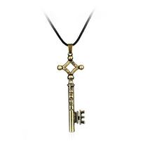 Anime Eren Key Shingeki No Kyojin Pendant Vintage Cosplay Jewelry Accessories bronza