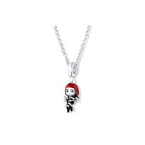 Pandora Avengers Black Widow Necklace Set 925 Silver Women necklace ZT2290 Box,40 white
