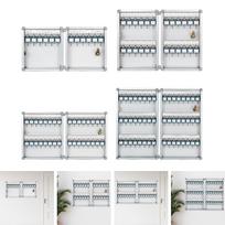 Key Lock Box Key Box Safe Security Key Organizer Key Cabinet for Garage Car Lots Home Auto Repair Shops Personal and Business 12 Keys Position gray