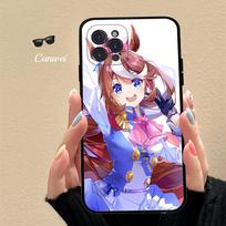 Anime Uma Musume Pretty Derby Tokai Teio Phone Case For IPhone 16 15 14 11 12 13 Mini Pro XS Max Cover 6 7 8 Plus X Funda Shell iPhone 15 pro white