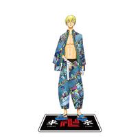 Anime Tokyo-revenge Acrylic Bracket Model Character Manjiro Sano Draken Model Desktop Ornament Standing Fan Collection Gift 15cm gray