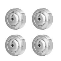 Durable Earring Backs Stainless Steel Cylindrical Ear Plugs Exclusive Ear Caps sidabras