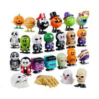 Naujiena Helovino žaislas su sukamuoju mechanizmu, skeletas, moliūgo formos, smagus vakarėlio atributas, kūrybiška dovana Helovino tematikos renginiams (As shown-31968)-