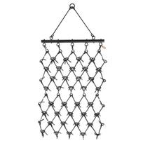 Drag Harrow 4 x 4 ft Chain Harrow ATV Lawn Rake for Landscape Leveling