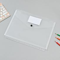6 pcs Perfect PP Binder Folders Clear A4 Punched Pockets Large-Capacity Loose Leaf Label Loose-Leaf Home Office