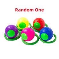 Children Outdoor Fun Toy Jump Ball Rotation Jump Ring Single Foot Jump Rope Ball Exercise Coordination Balance Elastic Response