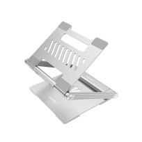 Canyon Laptop stands with hub, TYPE C F to HDMI2.0+2USB3.0+USBC3.0+RJ45+PD, TYEP C TO C cable 1m white with Emarker: HUSB332A, Material: Aluminum case+ABS+PS, Size: 245x240x27.2+/-0.3mm, Weight:1304g|CNS-SDS2