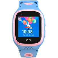 Canyon Kids Watch ZEFIR KW-49 E-SIM 4G GPS WiFi Video Music Games English learning, Pink&Blue|CNE-KW49PB