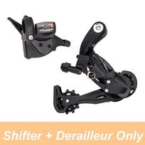 ZTTO MTB 9 Speed Bicycle Cassette Shifter Rear Derailleur 9speed Mountain Bike Chain Groupset HG Hub System Group set 9S 40T Black Set
