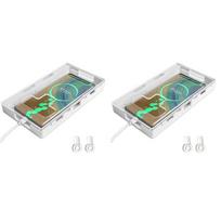 ABKS-2X Universal Phone Safe Lock Box For All Phones Mobile Phone Lock Box Safe Smartphone Storage Box Locking Container skaidri