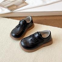 Unisex Baby Black Leather Velcro Shoes: Non-Slip, Soft Sole for Spring & Autumn (2026 Style) 25