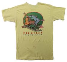 VTG 70s 1978 BOB DYLAN US 2XS XS World Tour Yellow Animals Single Stitch T Shirt 2XL beige