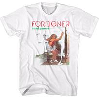 Foreigner Head Games Album Men T Shirt Rock Band Concert Tour Merch XXXXL white