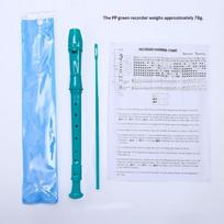 Professional Eight Hole Treble Long Flute Soprano Recorder Clarinet Food Grade Abs Non-Toxic Recorder Flute Instruments žalia