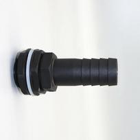 Connector Water Butt For 1 Inch Overflow Pipe Plastic Replacement Spare Parts 1 gray