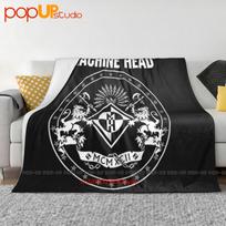 Machine Head Crest 01 Ultra-Soft Blanket Quilt Winter Sofa Cover Bed Covers Size: 75*100cm, Weight: 230 GSM gray