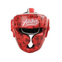 Full Face Boxing Headgear Adults Training MMA Muay Thai Sparring Protective Helmet PU Material S M L Small