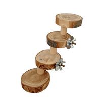 Gerbil Ladder Wooden Climbing Rodents Step Suitable for Hedgehogs
