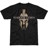 Warrior Ethos Spartan Helmet Marines T-shirt XL gray