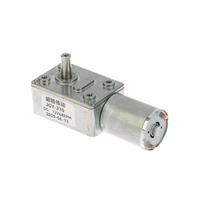 370 Reversible High Torque Worm Geared Motor Dc 12V Reduction Motor Electric Drive Motor 10Rpm 18Rpm 30Rpm 40Rpm 68Rpm 90Rpm 12V 30RPM
