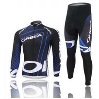 ORBEA Long Sleeve Cycling Jersey Set Road Mountain Bikes Breathable Quick-Dry Ride Wear Unisex XXS