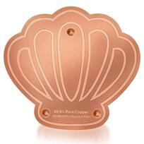 Triple-Point Support Mellbree Bird Bath Copper Disk Bird Bath Water Purifier Tray  Garden D beige