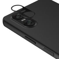 Hollow‑Cut Aluminum Alloy Camera Lens Protector for Sony Xperia 1 V / Xperia 10 V For Sony Xperia 1 V juoda