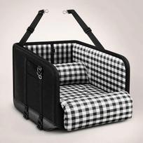 Portable Console Dog Car Seats,Center Seat Booster with Safety Leash,Pet Seat with Soft Cushion,Multifunctional Pet Bag. juoda