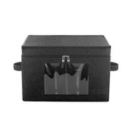 Dust-proof Wine Glass Storage Box Felt Stemware Storage Container 12 Goblet Finishing Box  Moving tamsiai pilka spalva