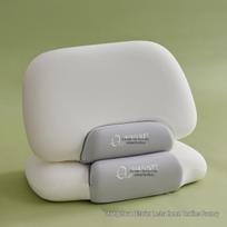 Zero-Pressure Memory Foam Cervical Pillow for Deep Sleep 56x38x9/12 cm pilka spalva