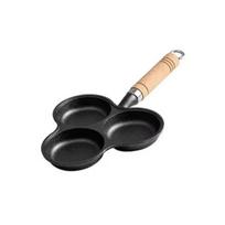 3/4 Hole Egg Frying Pan Cast Iron Pancake Pan Kitchen Accessories Omelet Pan  Bread Style A