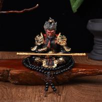 Black Myth Sun Wukong Car Ornament: The Great Sage Vehicle & Desktop Decoration 7×7×11.5 cm brown