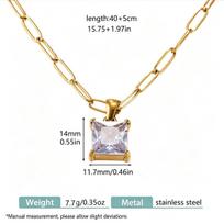 European Style Luxury Zirconia Cross Necklace Set for Women – Versatile & Fashionable Clavicle Chain