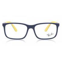 Ray Ban Kids Ry1621 3937 Kids Eyeglasses Dark Blue on Yellow/47-15-130 white