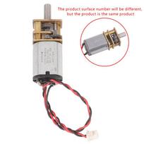 Nuolatinės srovės 3V–12V 60 aps./min. lėto greičio „Micro Mini N20“ pilno metalo pavarų dėžės reduktoriaus variklis