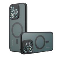 Matte Smūgiams Atsparus Telefono Dėklas Honor 400 Lite hockproof Akrilinis Kietas Bamperis Magnetinis Belaidžio Įkrovimo Dėklas Honor 400Lite Honor 400 Lite juoda