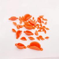 54 mm Interneto įžymybės Geltonos Ančiuko Hialurono Rūgšties Buteliukas su Ančiuko Snapeliu Sriegiais 18 mm orange