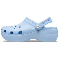 Crocs Classic Platform Pearl Clog EVA Comfortable and Versatile Hole Shoes Women's Blue 37-38 mėlyna