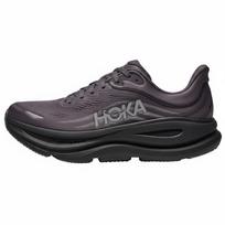 HOKA ONE ONE Bondi 9 Mesh Cushioning Slip Resistant Abrasion Resistant Breathable Support Lightweight Running Shoes 1162013-GYCR 42 gray