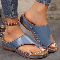Cross-border European and American outer wear cover toe cool slippers women's casual beach slippers large size 36