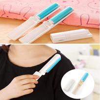 Reuseable Sticky Picker Upper Cleaner Lint Roller Dust Hair Remover Brush brown