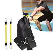 Volleyball Training Resistance Bands Set Solo Trainer Training Aid for Jumping Practicing Serving Agility Playing Beginners black