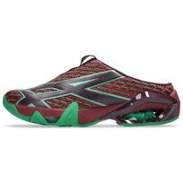 Kiko Kostadinov x ASICS Novalis Gel Styrax Dahlia Ryškiai žali vyriški kedai Raudoni 1203A500-600 42.5 brown