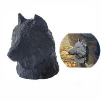 Vilko Galvos Priekabos Kablys Dangtelis Plastikinis Apsauginis Gaubtas Dekoratyvinis Kablys Vilkimo Rutuliams 3D Spausdintas Apsaugo Imtuvo Vamzdį Nuo Rūdijimo as the picture black